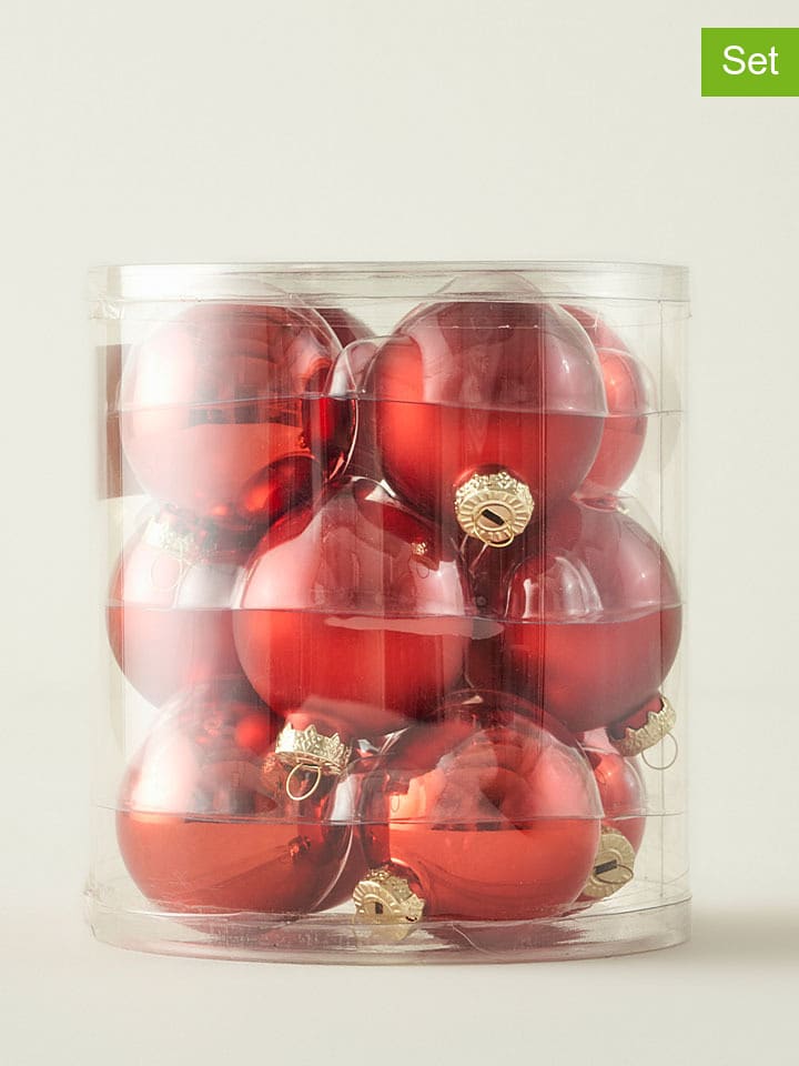 BELLA MAISON Bombki (12 szt.) w kolorze czerwonym rozmiar: onesize