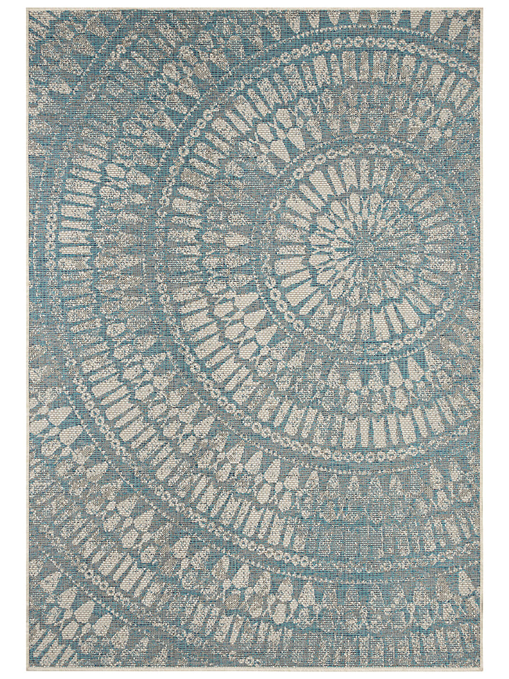 NORTHRUGS Dywan zewnętrzny "Arnon" w kolorze błękitnym rozmiar: 140x200 cm