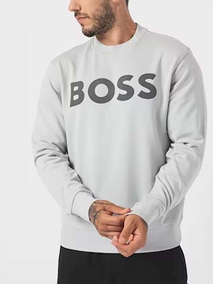 Hugo Boss Bluza w kolorze jasnoszarym rozmiar: L