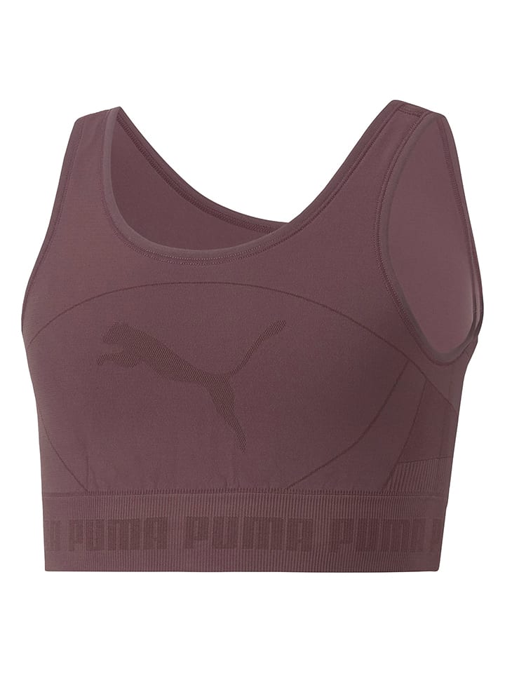 Puma Biustonosz sportowy w kolorze ciemnofioletowym rozmiar: 140