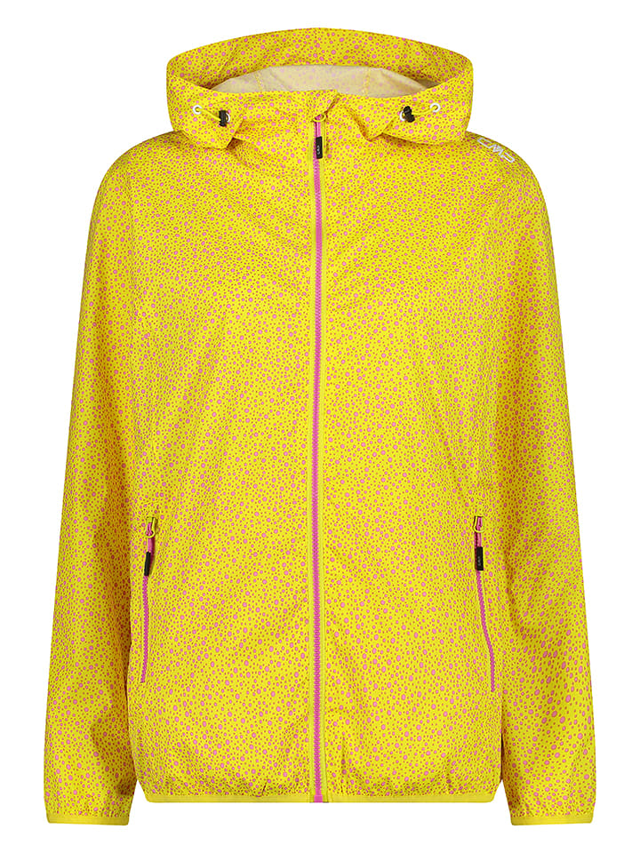 CMP Kurtka przeciwdeszczowa w kolorze żółtym rozmiar: 34