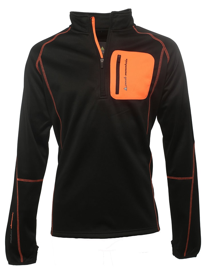 Bluza polarowa "Ceruno" w kolorze czarnym