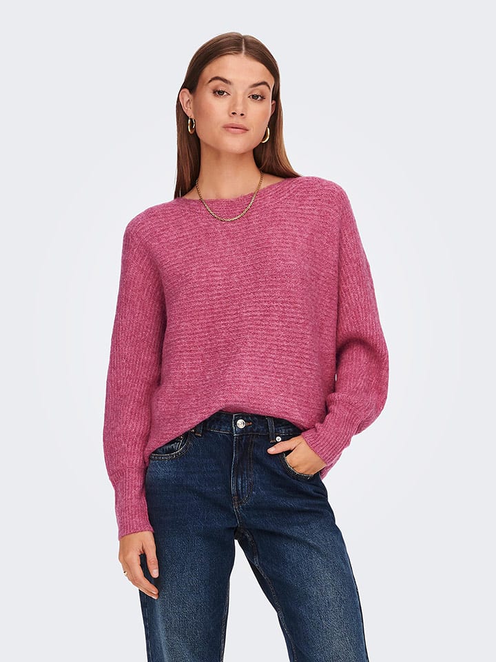 ONLY Sweter w kolorze różowym rozmiar: XS