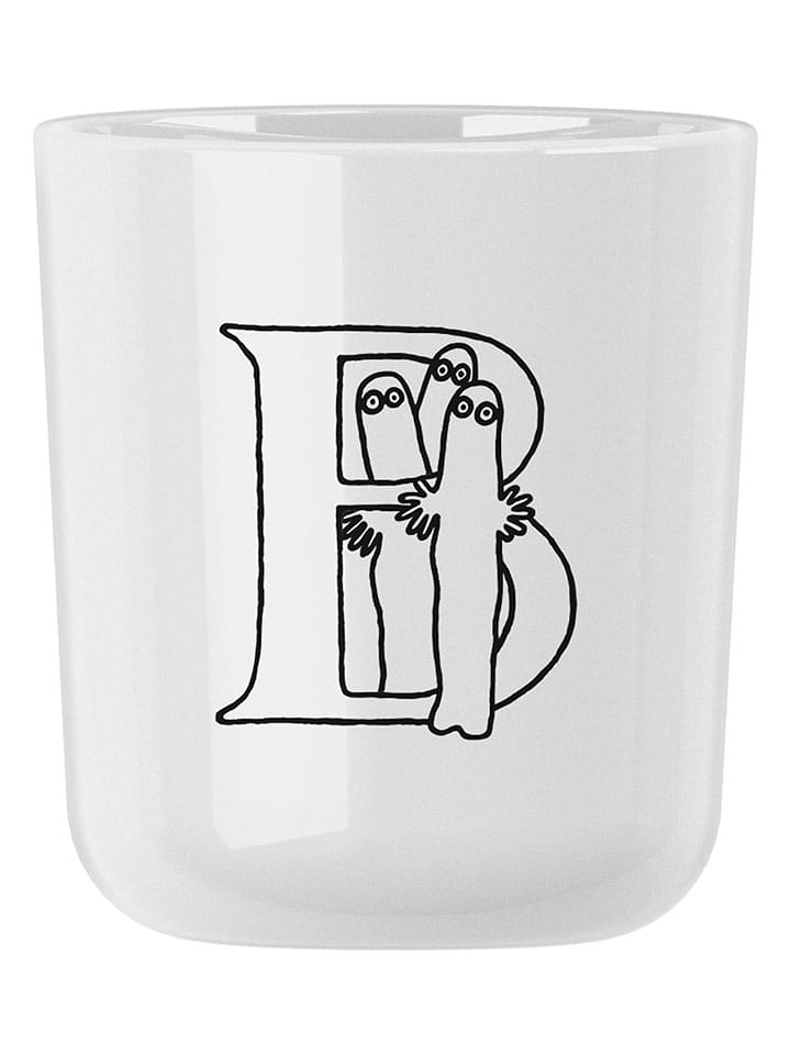 RIG-TIG Kubek "Moomin ABC - B" w kolorze białym - 200 ml rozmiar: onesize