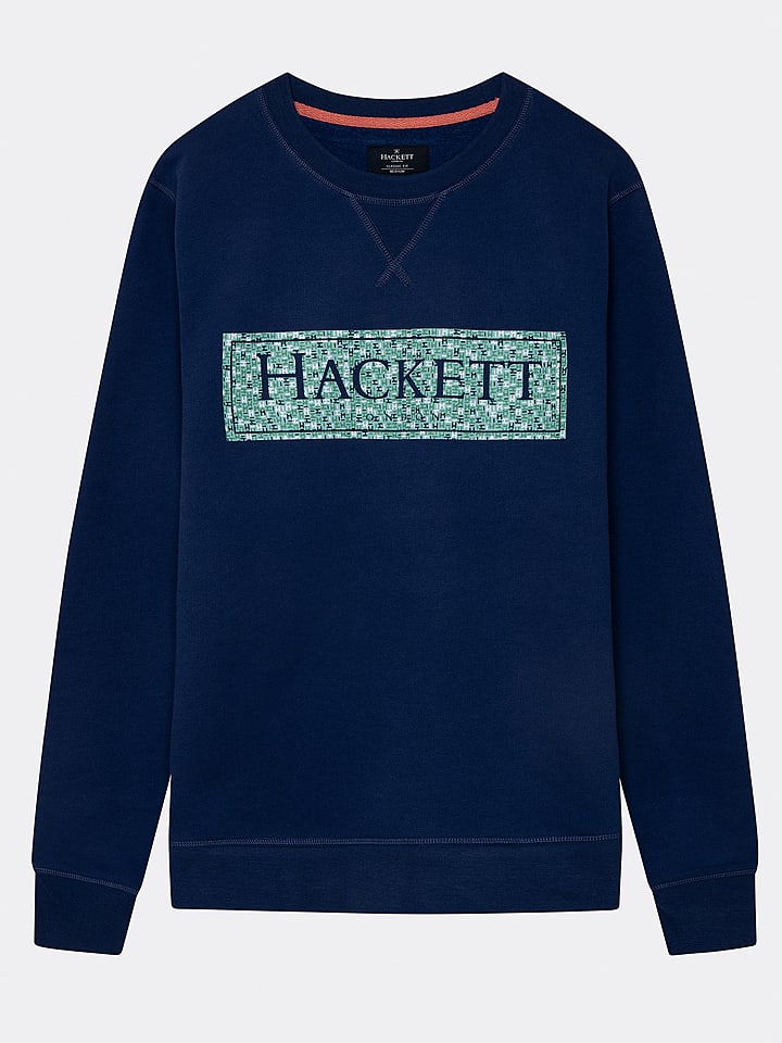 Hackett London Bluza "Swim" w kolorze granatowym rozmiar: S