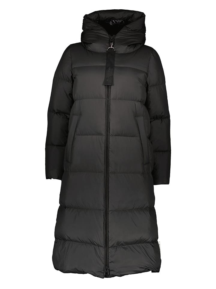 Płaszcz zimowy w kolorze czarnym