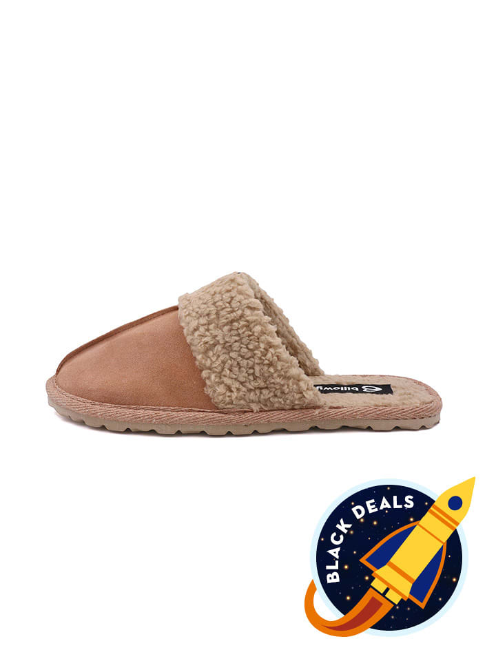 Skórzane kapcie w kolorze jasnoróżowym