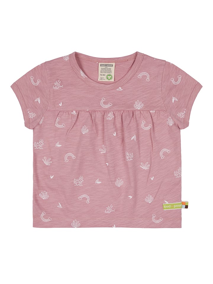 loud + proud Koszulka w kolorze jasnoróżowym rozmiar: 86/92