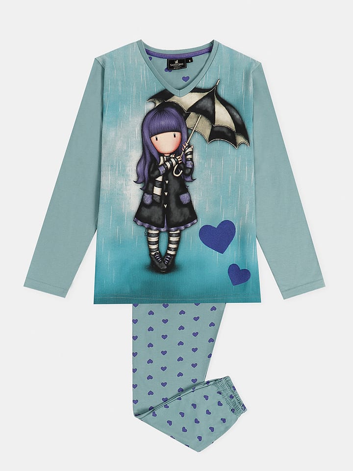 admas Piżama w kolorze turkusowym rozmiar: 164