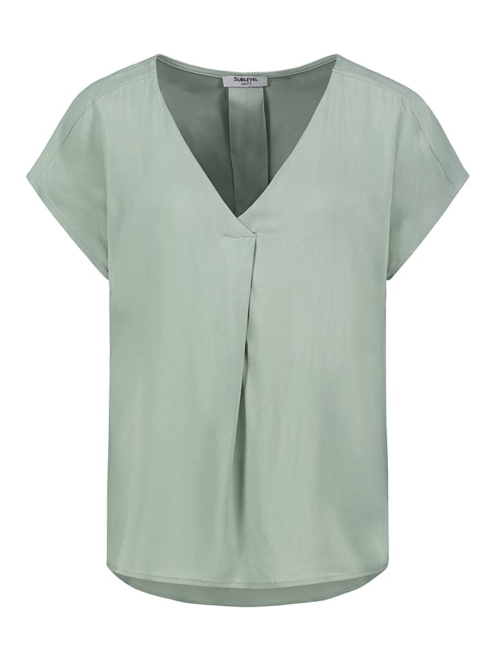 Sublevel Bluzka w kolorze zielonym rozmiar: L