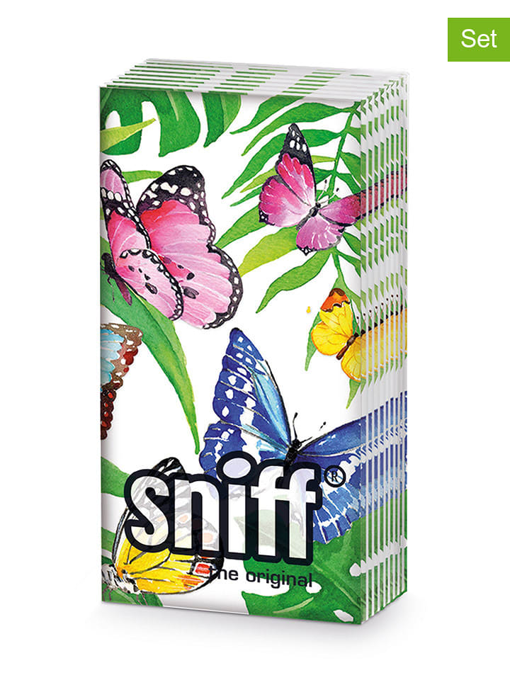 ppd Chusteczki (60 szt.) "Tropical butterflies" ze wzorem rozmiar: onesize