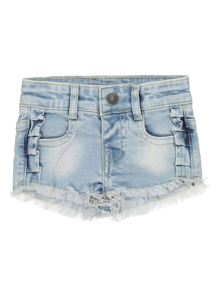 Szorty dżinsowe w kolorze błękitnym