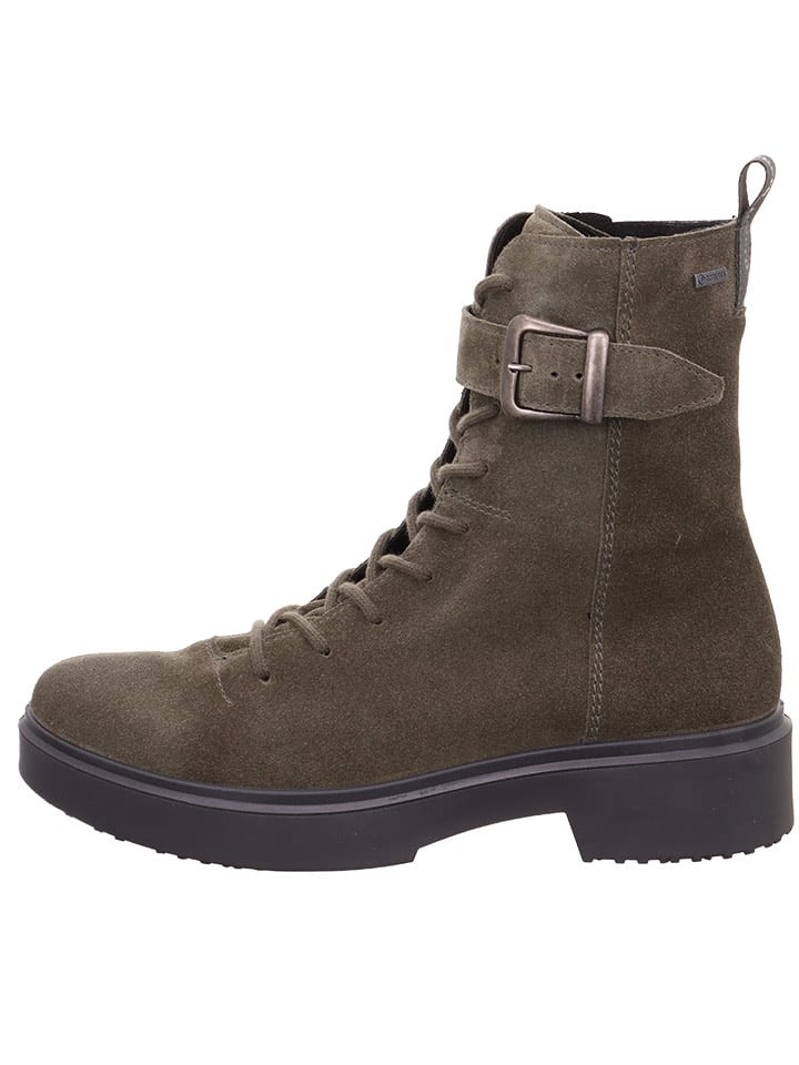 Legero Skórzane botki "Angel-Yerba" w kolorze khaki rozmiar: 39