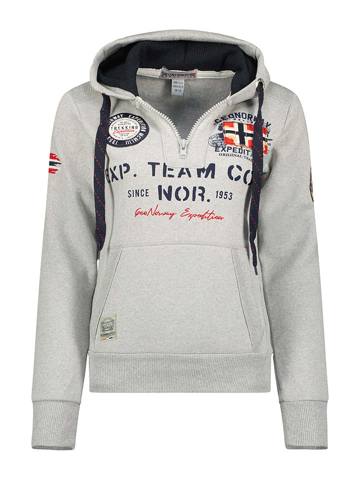Geographical Norway Bluza "Goptaine" w kolorze jasnoszarym rozmiar: L