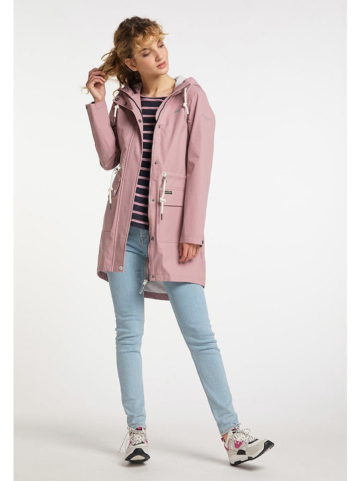 Schmuddelwedda Parka przeciwdeszczowa w kolorze jasnoróżowym rozmiar: L