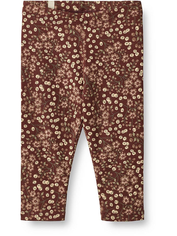 Wheat Legginsy "Jules" w kolorze brązowym rozmiar: 74