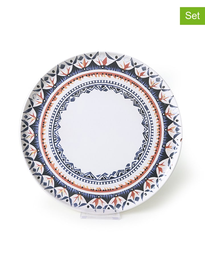 Hermia 24-częściowy zestaw w kolorze białym ze wzorem rozmiar: onesize