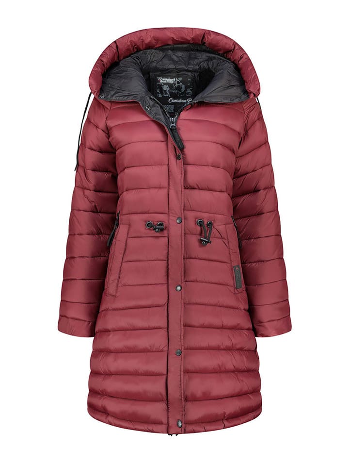 Canadian Peak Płaszcz pikowany "Batigeak" w kolorze czerwonym rozmiar: XXL