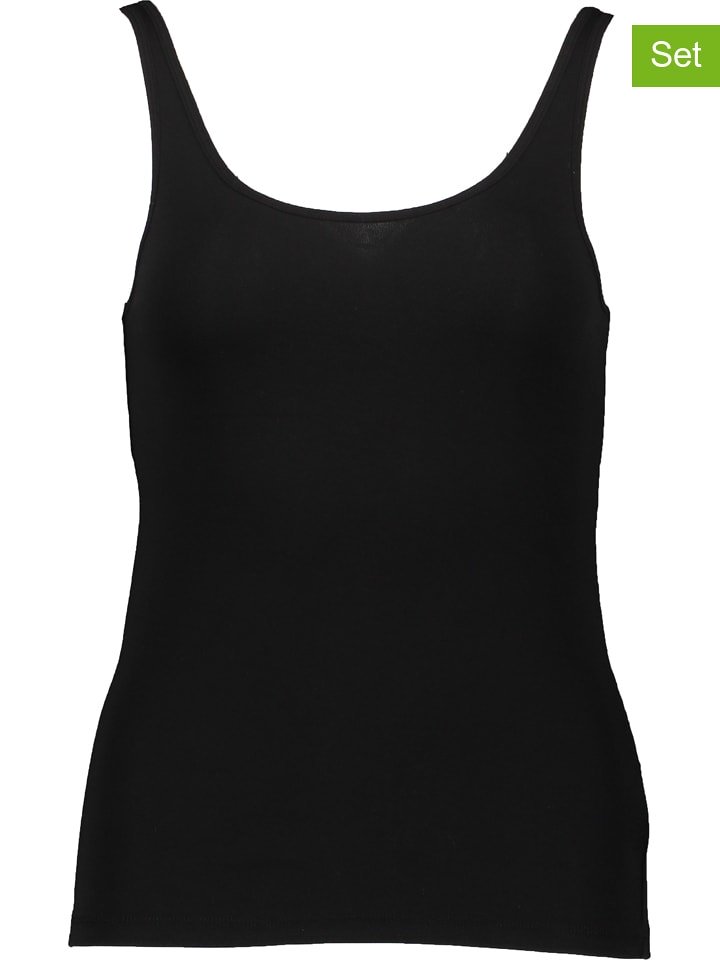 GAP Topy (2 szt.) w kolorze czarnym rozmiar: XS