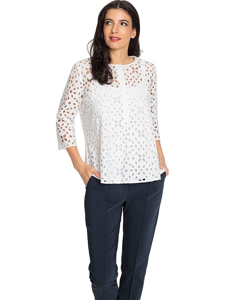 Heine Bluzka w kolorze białym rozmiar: 46