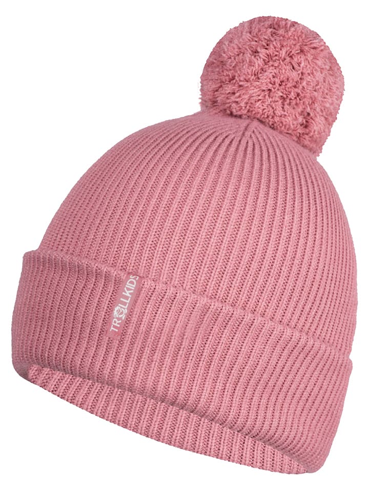 Trollkids Czapka "Holmenkollen" w kolorze jasnoróżowym rozmiar: 48-52 cm