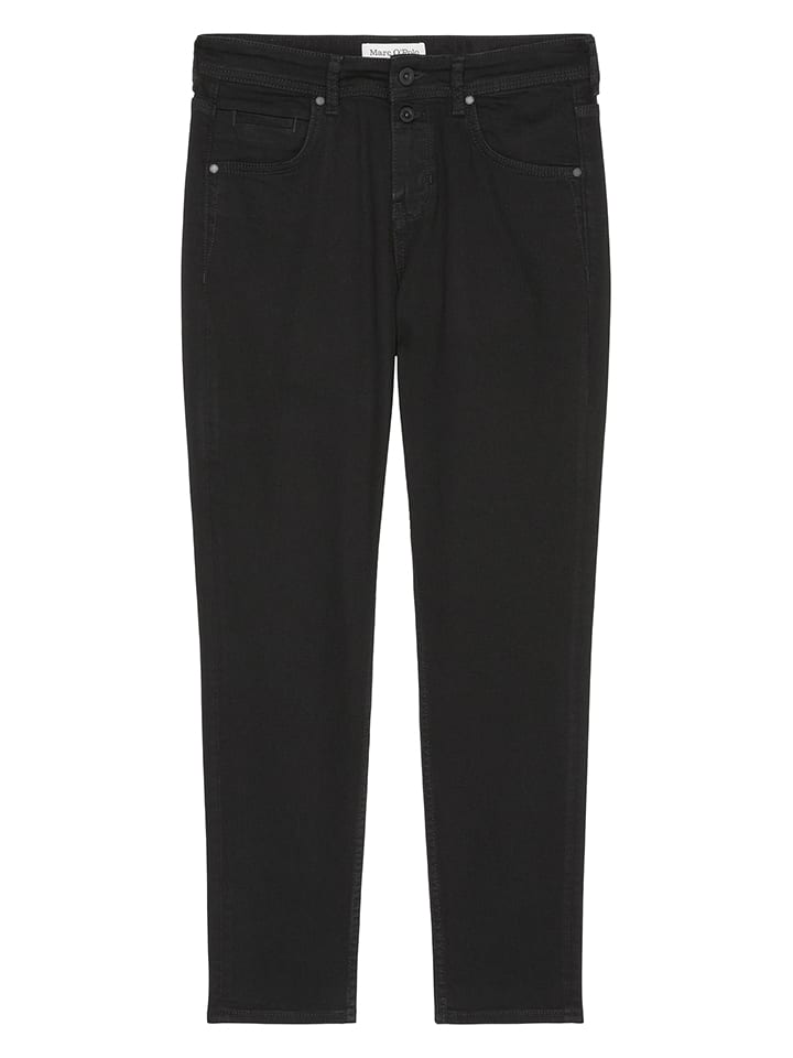Marc O'Polo Dżinsy - Boyfriend fit - w kolorze czarnym rozmiar: W34/L32