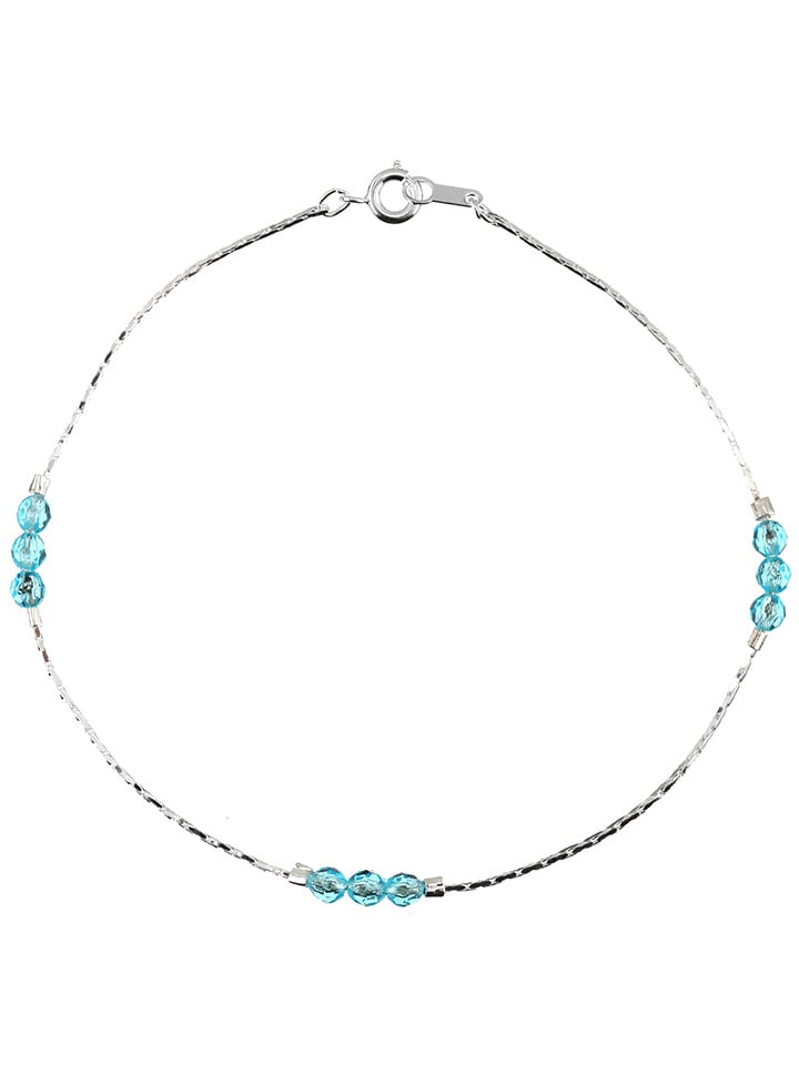 LA CHIQUITA Posrebrzana bransoletka z elementami ozdobnymi rozmiar: onesize