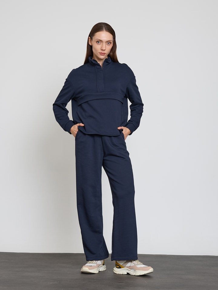 BGN Spodnie dresowe w kolorze granatowym rozmiar: 38