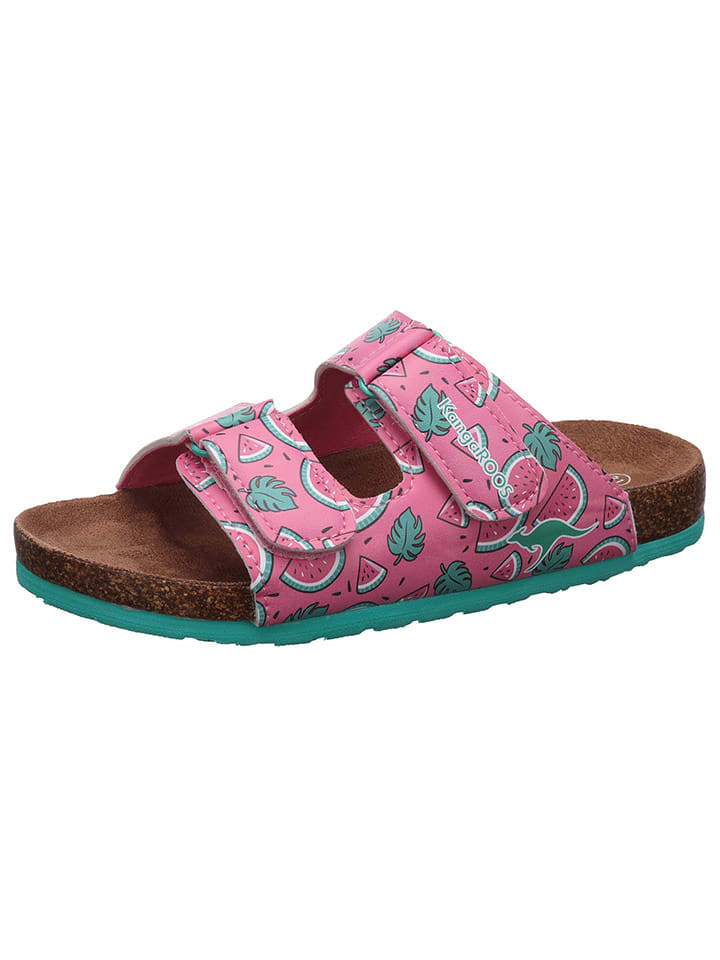 Kangaroos Klapki "Sommer" w kolorze różowym rozmiar: 31