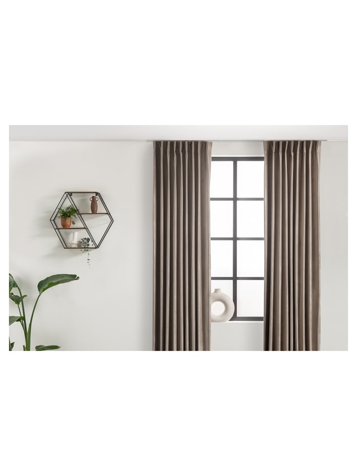 Lifa Living Zasłona w kolorze szarobrązowym rozmiar: 150x250 cm