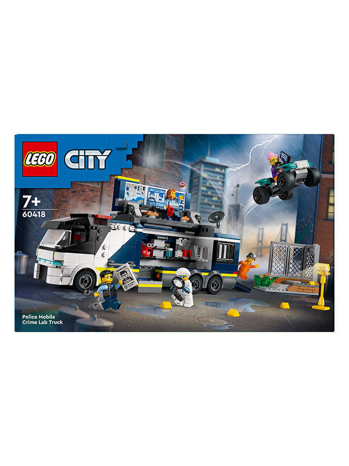 LEGO LEGO® City 60418 Police truck with laboratory - 7+ rozmiar: onesize