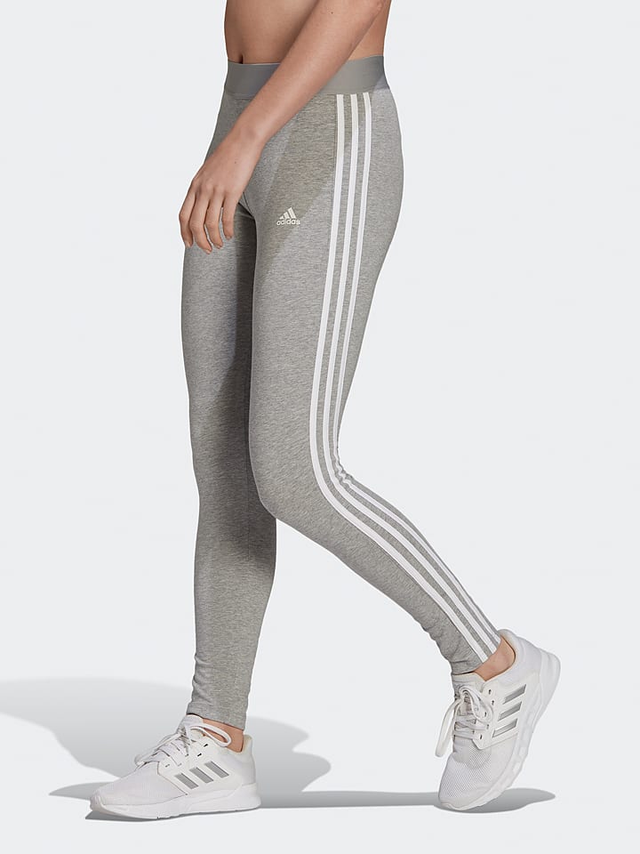adidas Legginsy w kolorze szarym rozmiar: L