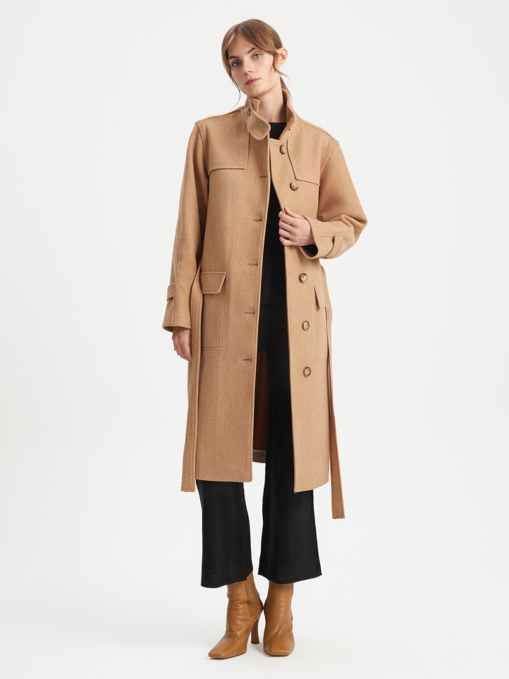 BGN Płaszcz przejściowy w kolorze karmelowym rozmiar: 34