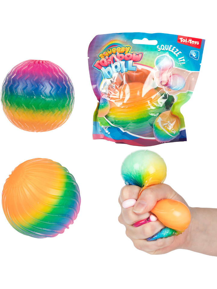 Toi-Toys Piłeczka antystresowa "Rainbow" - 3+ (produkt niespodzianka) rozmiar: onesize