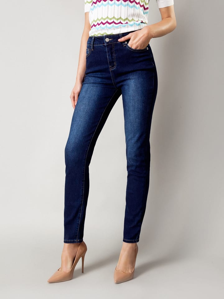 Molton Dżinsy - Slim fit - w kolorze granatowym rozmiar: 38