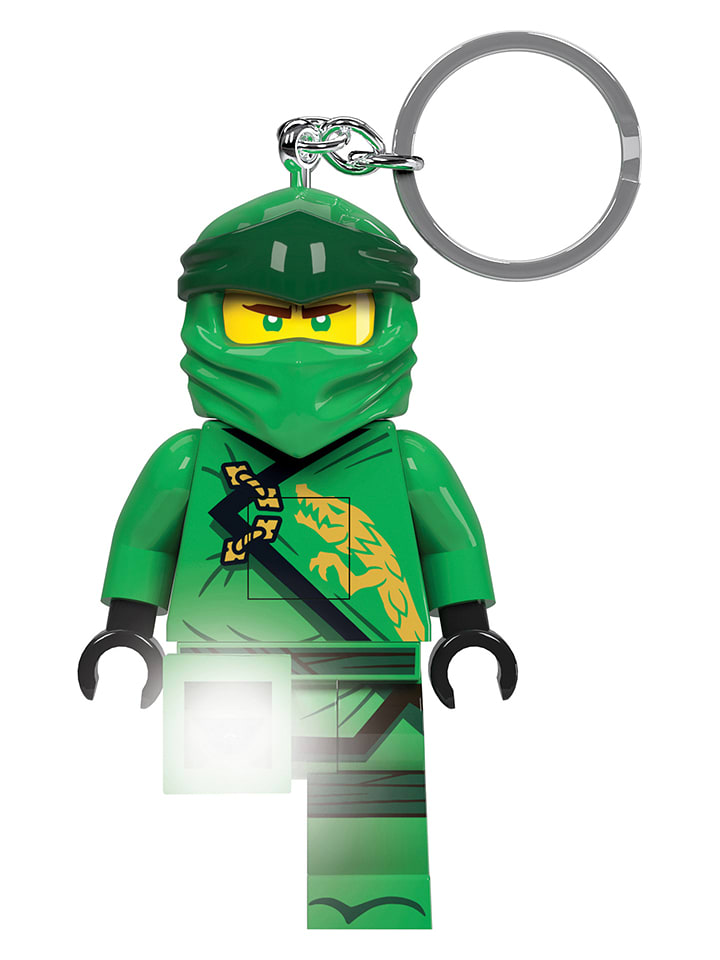 LEGO Breloczek "Ninjago Legacy" w kolorze zielonym - wys. 7.5 cm rozmiar: onesize