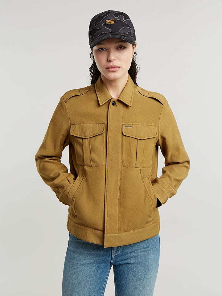 G-Star Kurtka przejściowa w kolorze musztardowym rozmiar: M