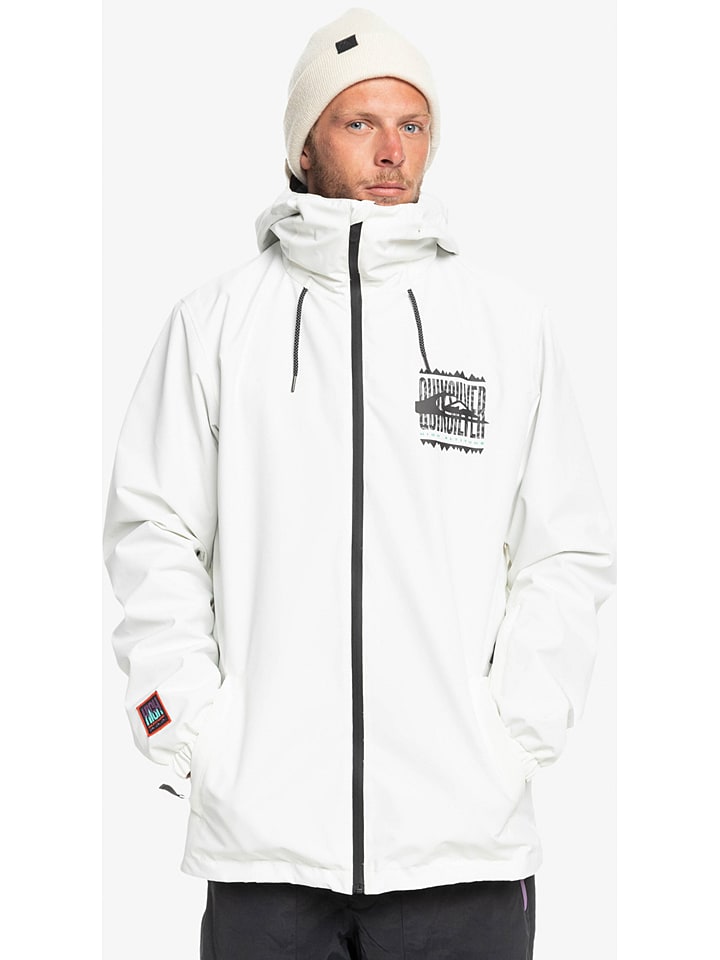 Quiksilver Kurtka narciarska w kolorze białym rozmiar: L