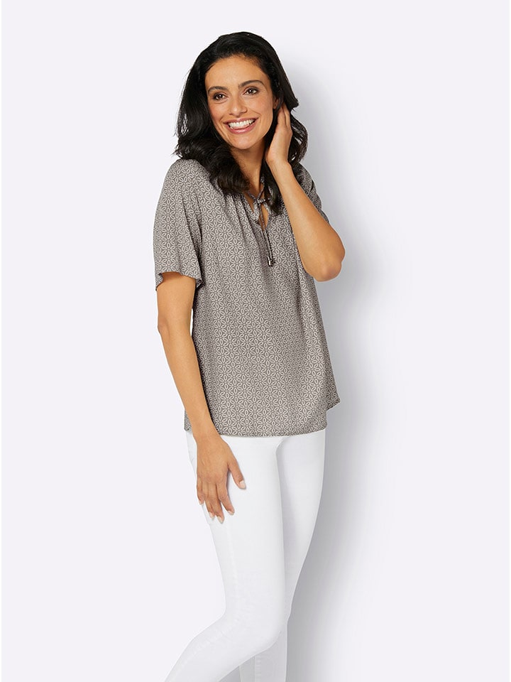 WITT WEIDEN Bluzka w kolorze beżowym rozmiar: 46