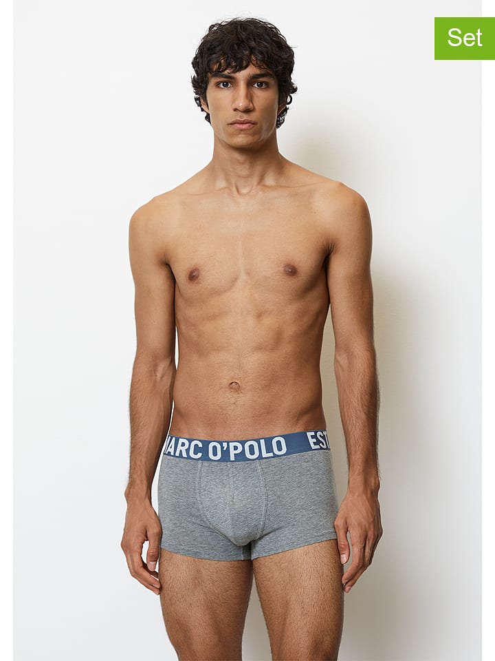 Marc O´Polo Bokserki (3 pary) w kolorze szarym rozmiar: M