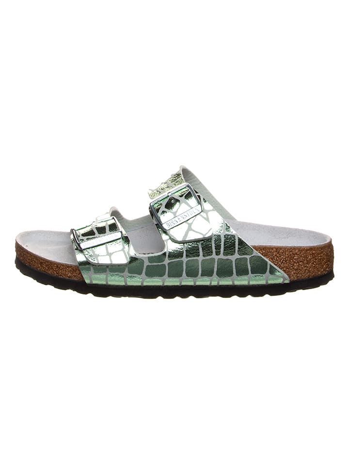 Birkenstock Klapki "Arizona" w kolorze jasnozielonym rozmiar: 36