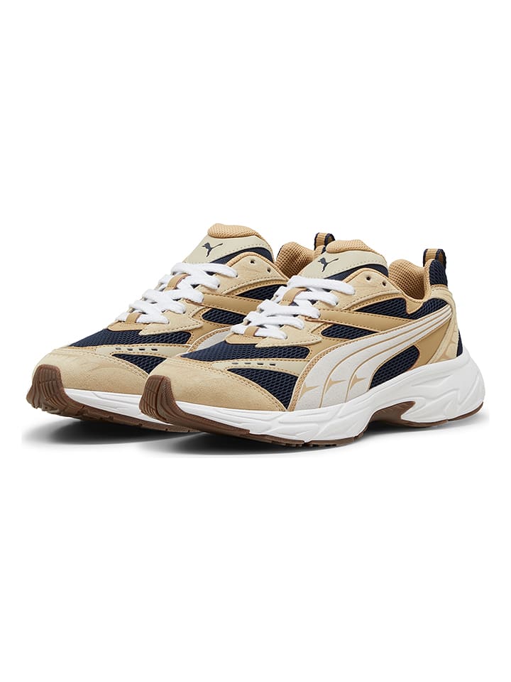 Puma Sneakersy "Morphic Suede" w kolorze beżowo-granatowym rozmiar: 41