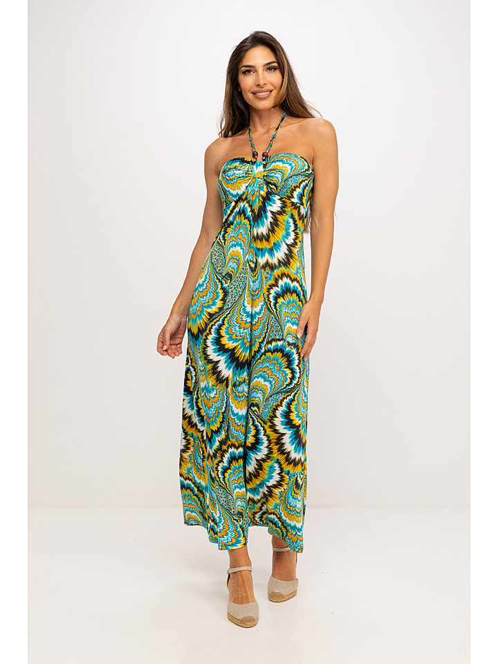 Peace & Love Sukienka w kolorze zielonym rozmiar: L