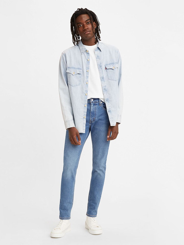 Levi´s Dżinsy "512" - Slim fit - w kolorze niebieskim rozmiar: W33/L32