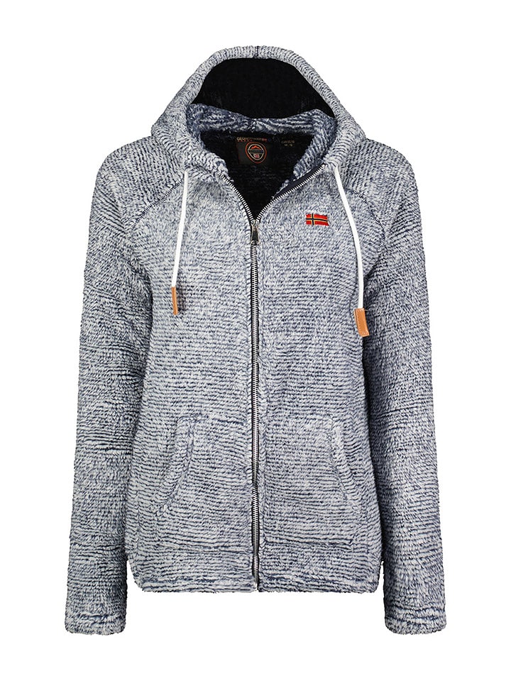 Geographical Norway Kurtka polarowa "Trigo" w kolorze niebieskim rozmiar: S