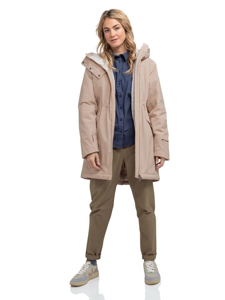 Schöffel Parka funkcyjna "Crivat" w kolorze beżowym rozmiar: 40