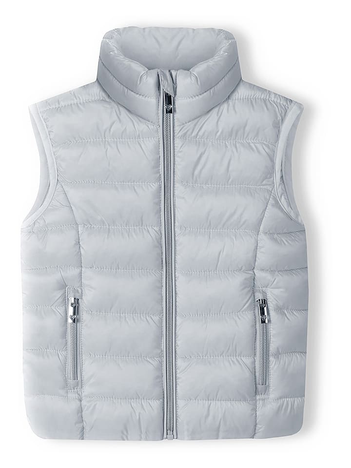 Minoti Kamizelka pikowana w kolorze srebrnym rozmiar: 146/152