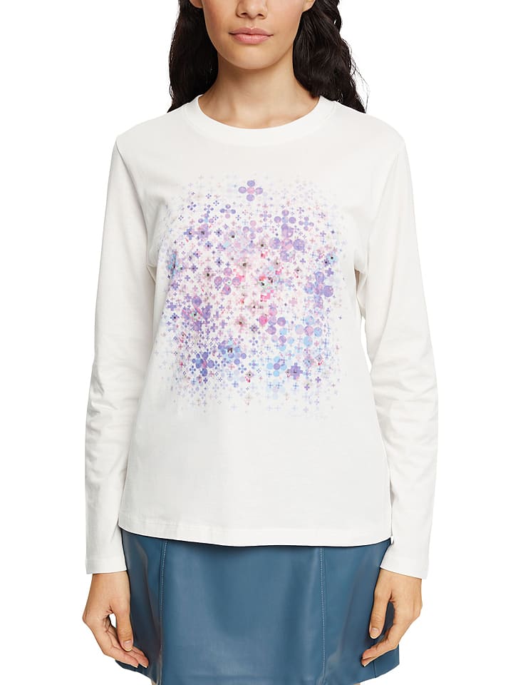 edc by esprit Koszulka w kolorze białym rozmiar: M