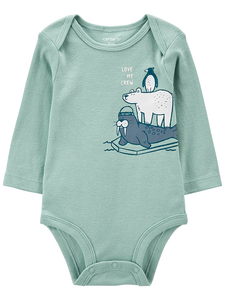 carter's Body w kolorze zielonym rozmiar: 86