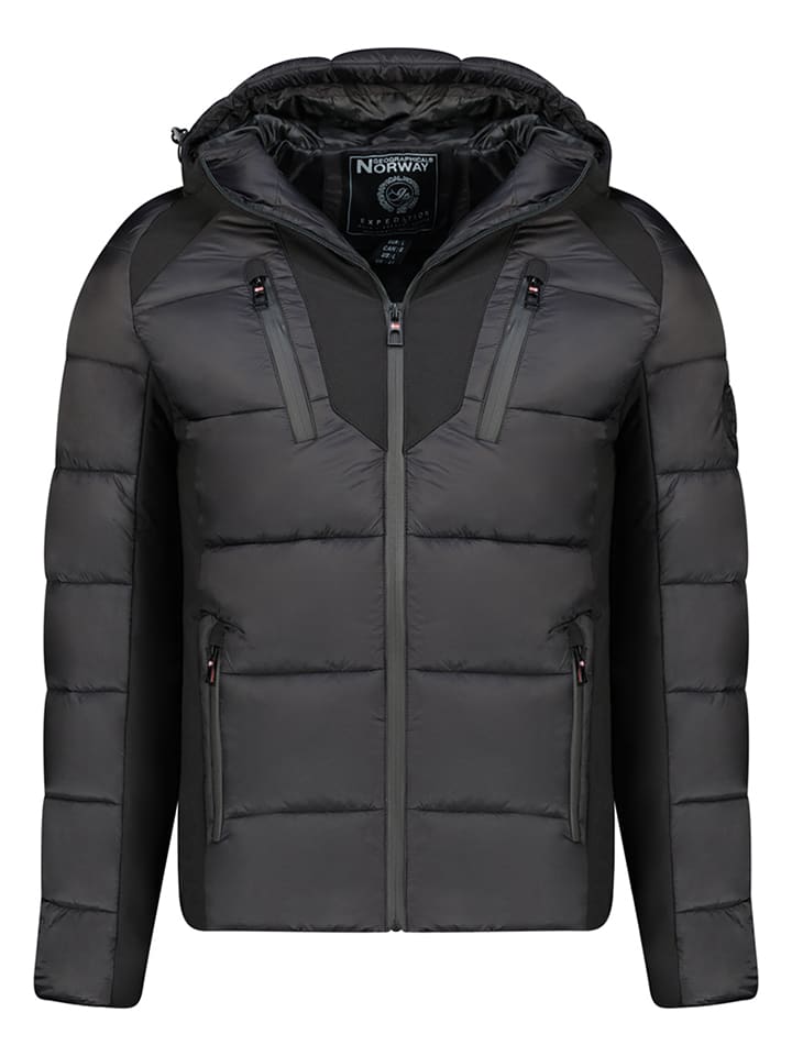 Geographical Norway Kurtka zimowa "Bastian" w kolorze czarnym rozmiar: L
